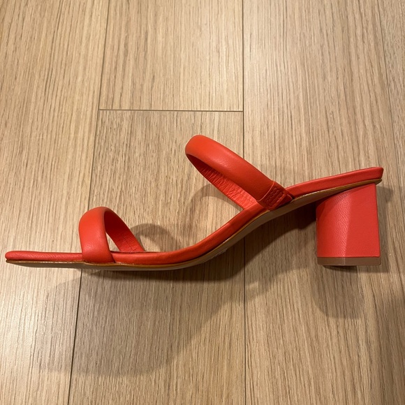Schutz Ully Lo Nappa Block Heel Sandals - Picture 2 of 4